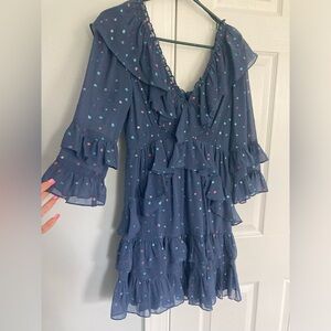 Rebecca Taylor size 2 blue dress brand new with tags